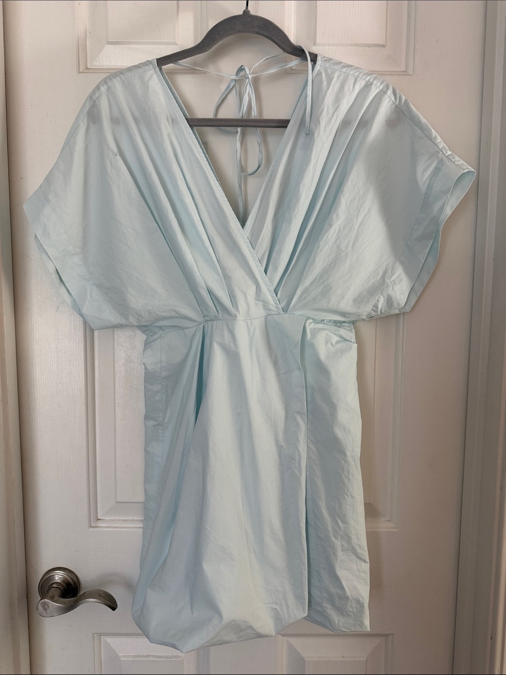 Rachel Comey arco dress spa blue v neck size 0 - Picture 3 of 7